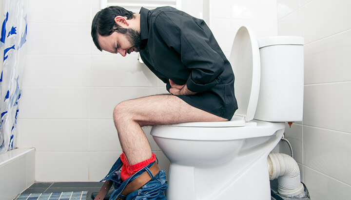 If it takes you a long time to poop, this is a sign that you need a better diet.