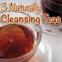 Cleanse Body Toxins with Green, Rhubarb and Rose Hip Teas