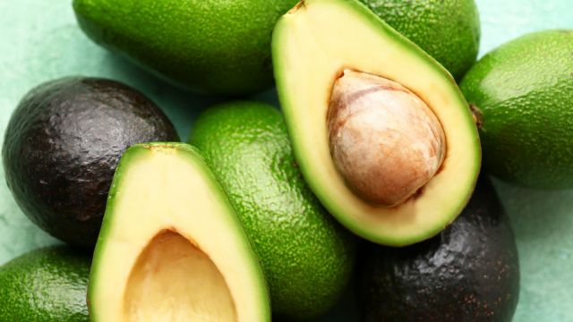 Fresh avocado on table