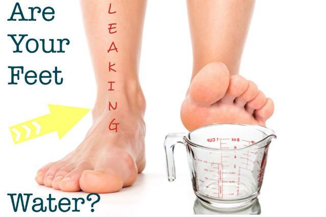 You Lose 4 Cups of Water Through Your Feet