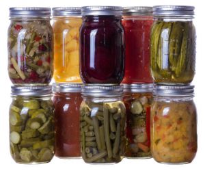 Homemade preserves and pickles