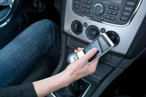 Driving and using mobile phone