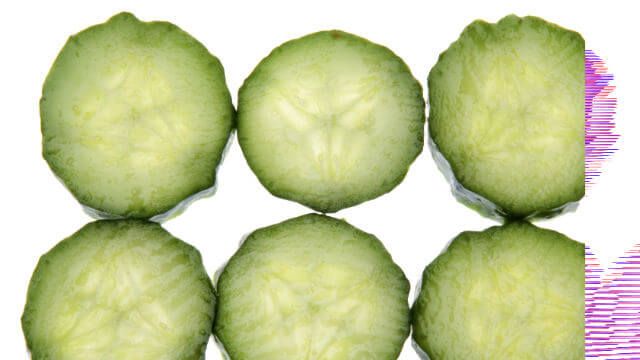 Slices of Fresh Cucumber