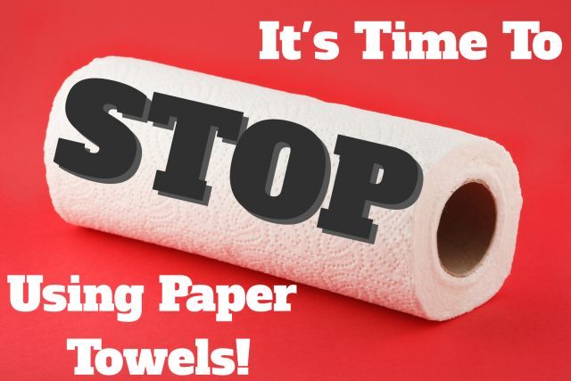 3 Reasons to Stop Using Paper Towels (How To Do It)
