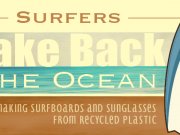 Surfers Take Back the Ocean Making Surfboards and Sunglasses from Recycled Plastic
