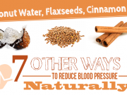 Coconut Water, Flaxseeds, Cinnamon and 7 Other Ways to Reduce Blood Pressure Naturally