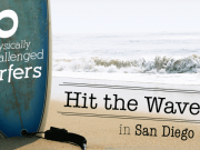 Seventy Physically Challenged Surfers Hit the Waves in San Diego