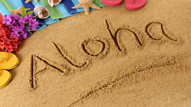 Aloha beach writing