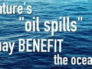 Nature’s “Oil Spills” May Benefit The Ocean