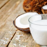 coconut milk and coconuts