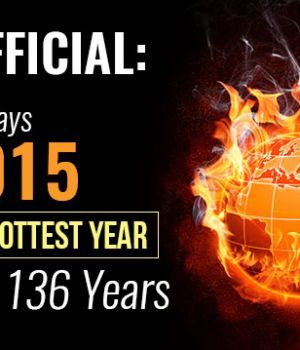 It’s Official: NASA Says 2015 Was The Hottest Year In Last 136 Years
