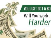 You Just Got A Bonus: Will You Work Harder?