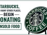 Starbucks, And Many Other Places, Begin Donating Unsold Food