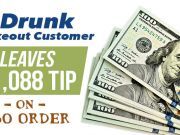 Drunk Takeout Customer Leaves $1,088 Tip on $60 Order