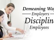 Demeaning Ways Employers Discipline Employees