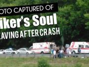 Photo Captured Of Biker’s Soul Leaving Body After Crash