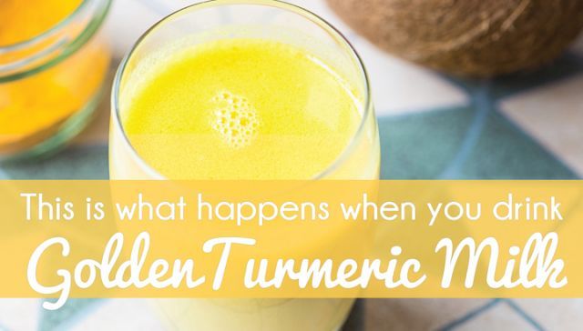 This Is What Happens When You Drink Golden Turmeric Milk