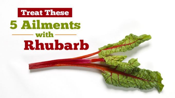 Treat These 5 Ailments with Rhubarb