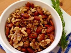 Rosemary And Garlic-Infused Almonds And Walnuts