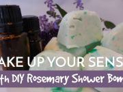 Wake Up Your Senses With DIY Rosemary Shower Bombs