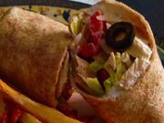 Healthy Greek Chicken Wrap With Tzatziki