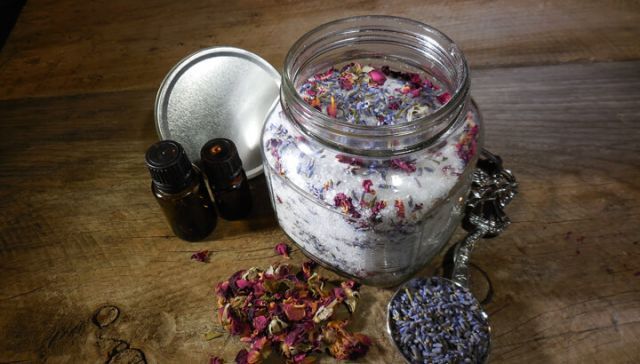Bust Stress With DIY Lavender Bath Salts