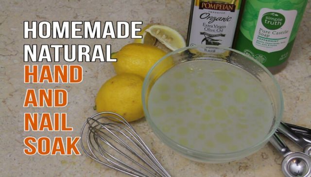 WATCH: Homemade Hand And Nail Soak