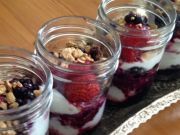 Summer Berry Yogurt Parfait With Homemade Granola