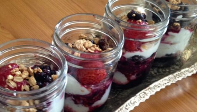 Summer Berry Yogurt Parfait With Homemade Granola