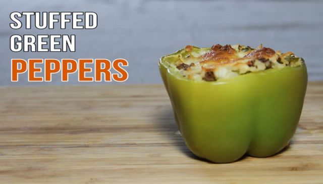WATCH: Delicious Stuffed Green Peppers