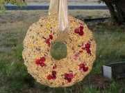 Make The Birds Happy With This Birdseed Wreath