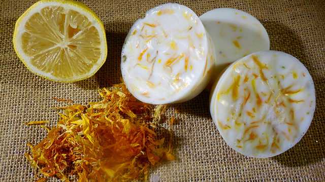 Lemon Calendua Soap 1