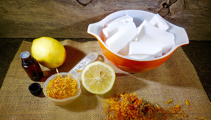 Lemon Calendua Soap 2