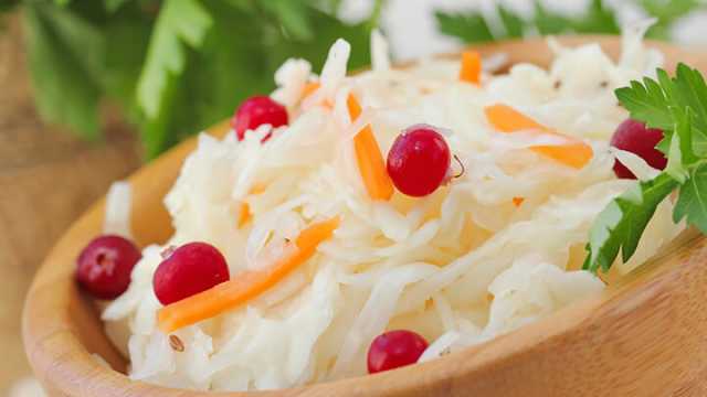 Vitamin K2 in sauerkraut