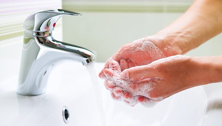 Improper hand washing may spread germs
