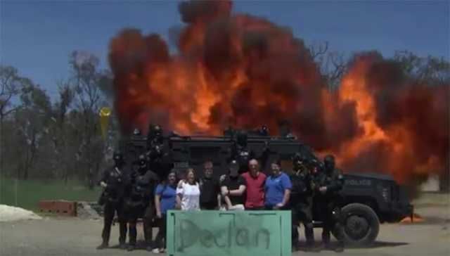 Federal Police Grant Awesome Wish For 12-Year-Old Cancer Patient