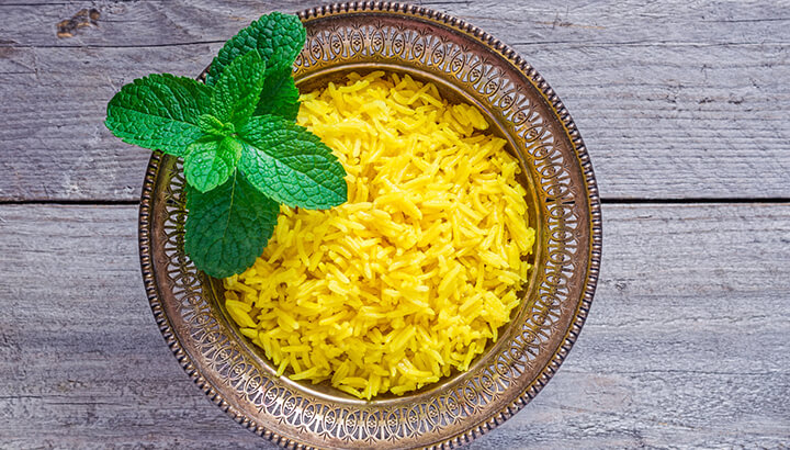 turmeric challenge yellow rice
