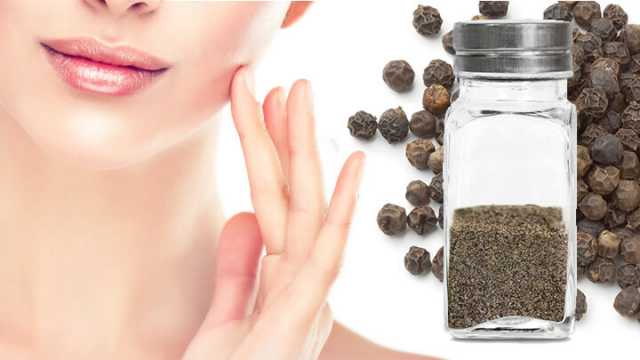 Black pepper can improve skin