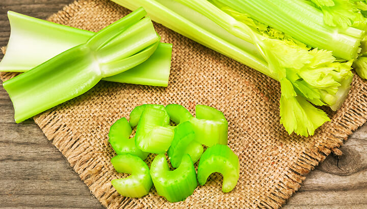 Celery can help eliminate body odor