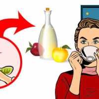 Drink apple cider vinegar at night for health benefits