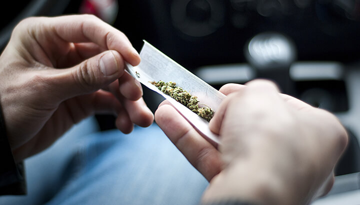 Drivers with THC in their system drive slower