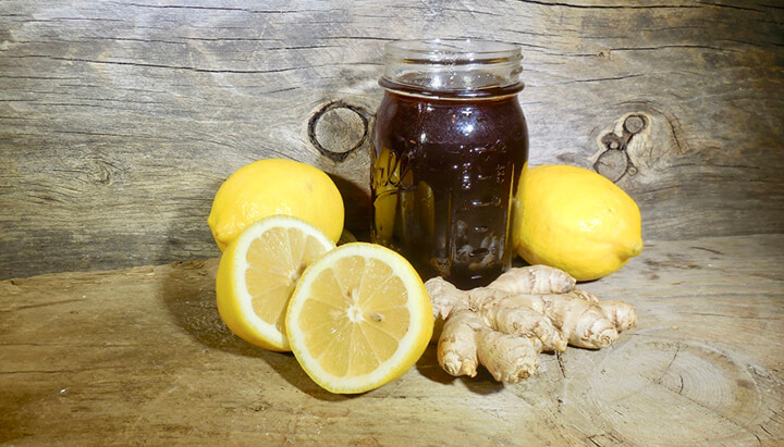 Lemon, ginger and honey cold and flu remedy Photo 2