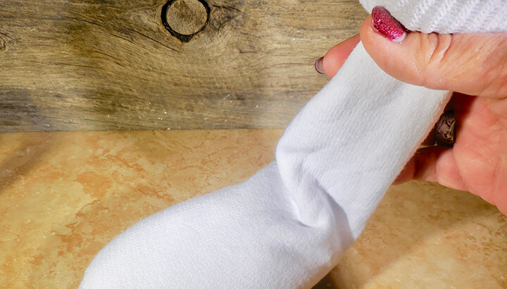 Salt Sock Remedy for natural relief for ear infection Photo 4