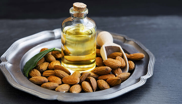 Strange lubricants include sweet almond oil