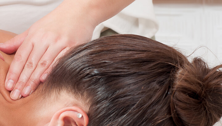 A head massage can stimulate hair growth.