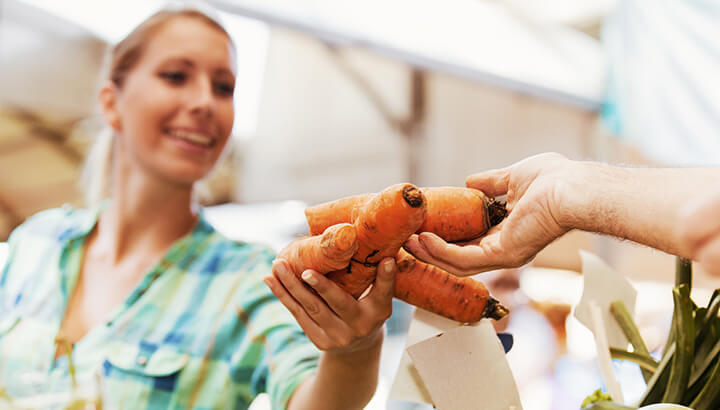 Avoid eating baby carrots by buying fresh produce from your local farmers.