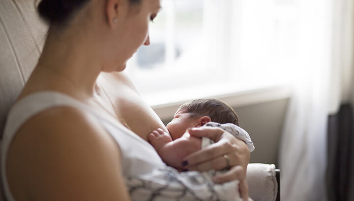 Breastfeeding moms often have nipple chafing
