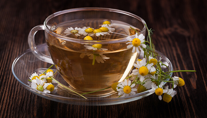 Chamomile tea and CBD oil can help prevent insomnia