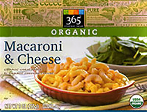 365 Organic mac and cheese
