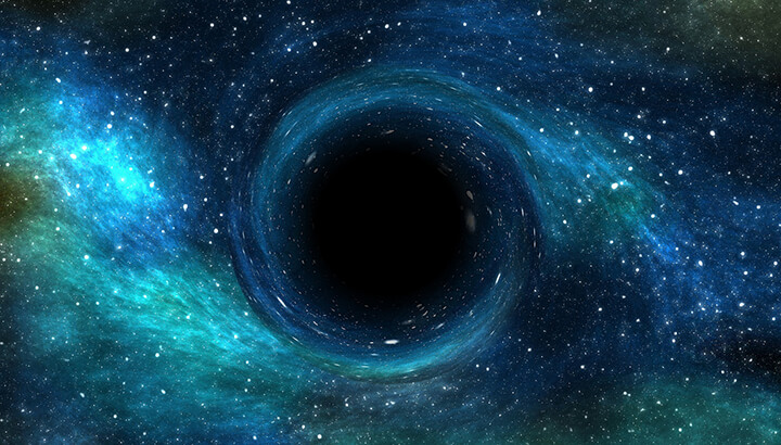 Experts think a wandering black hole in space could one day swallow up the earth.